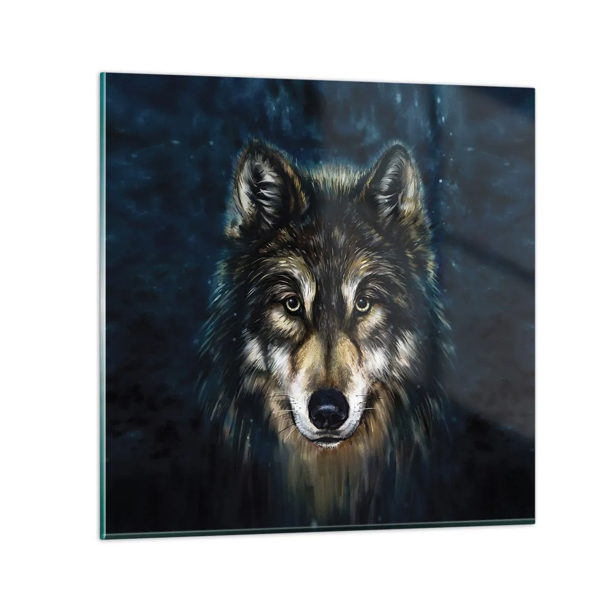 Üveg kép - Alfa? És az omega - 70x70 cm