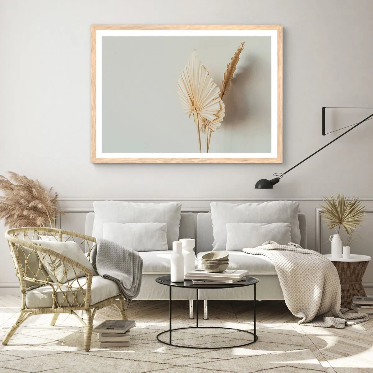 Poszter világos tölgy keretben - Ha vigaszra van szükséged - 70x50 cm