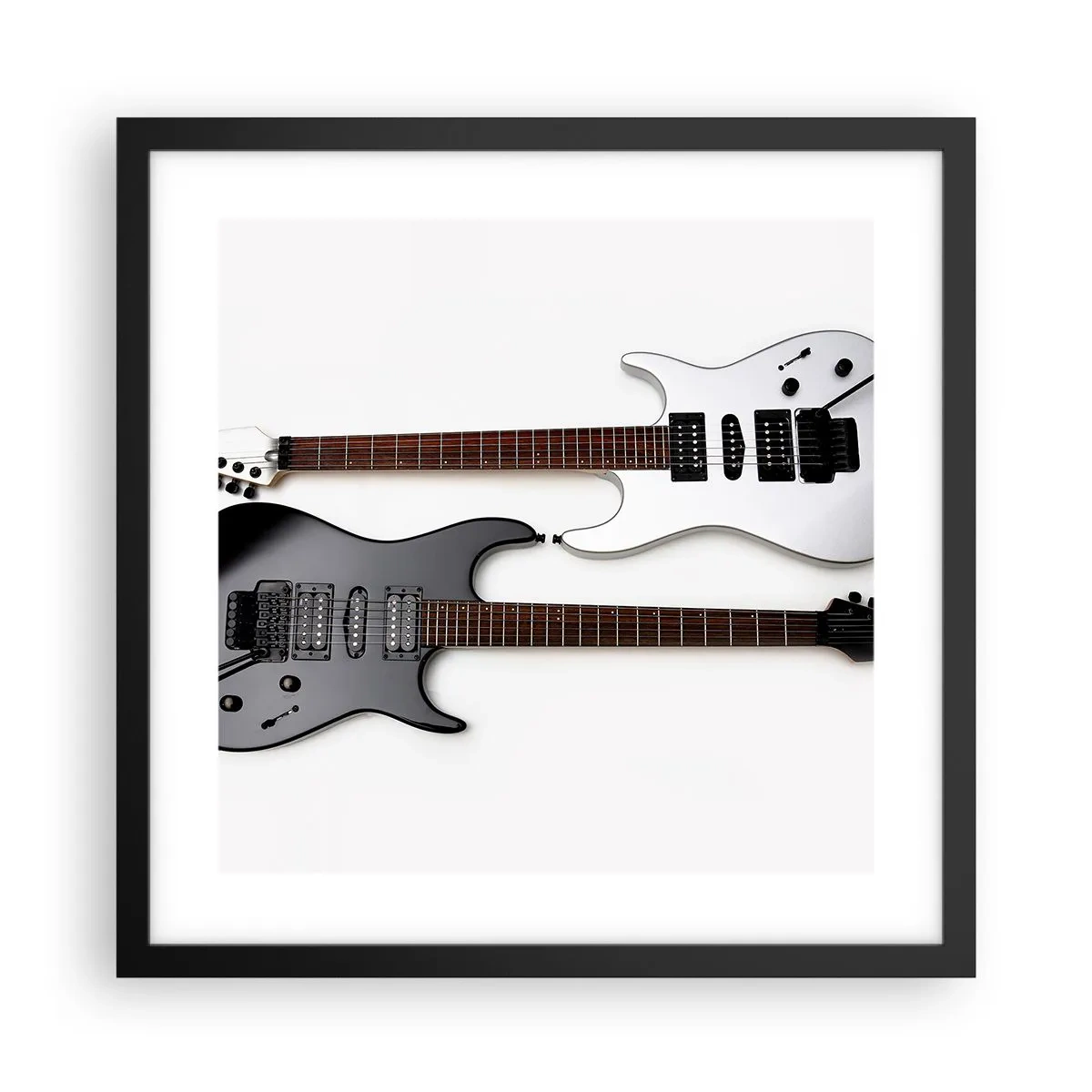 Poszter fehér keretben - A formák harmóniája - 40x40 cm