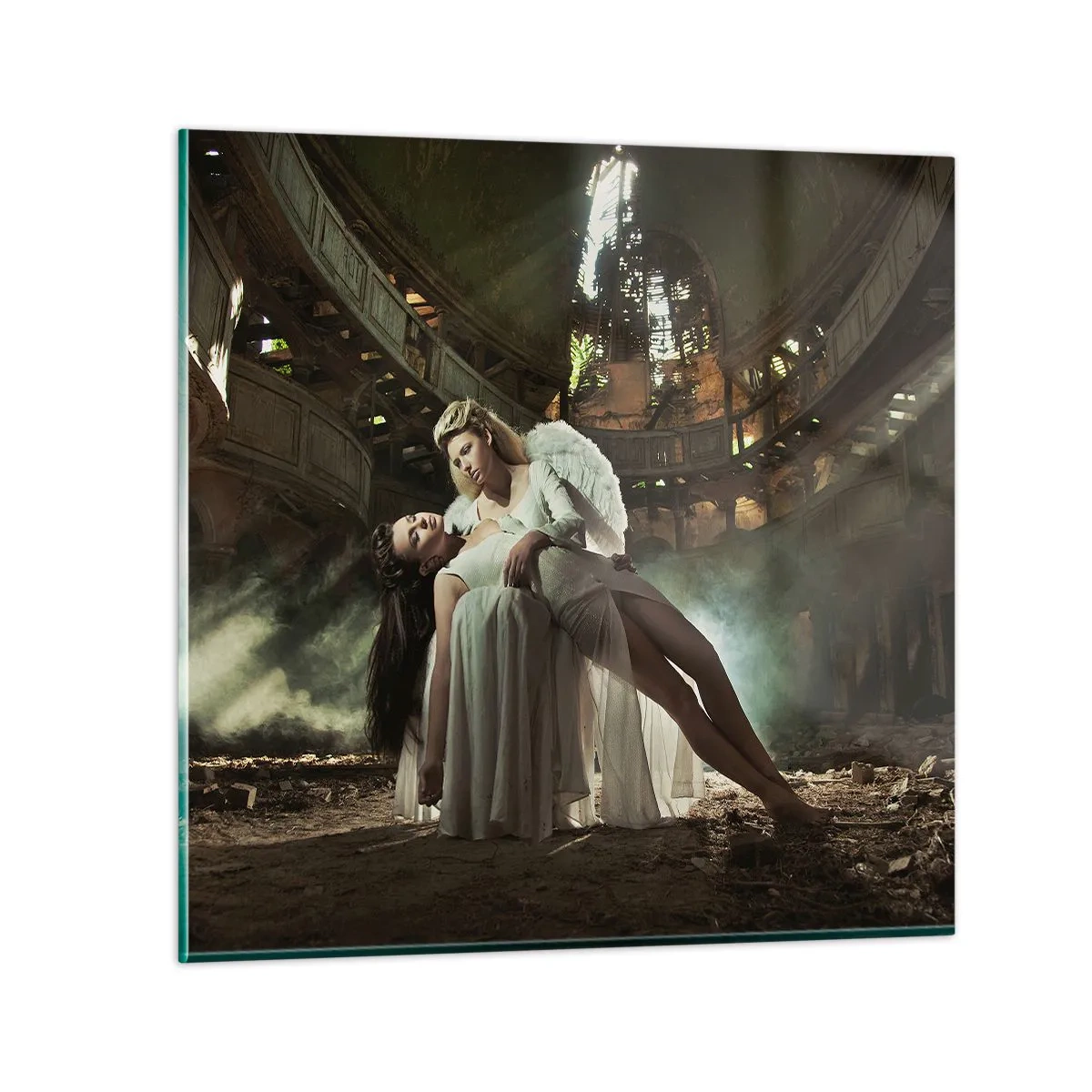 Üveg kép - A régi színház szelleme - 60x60 cm