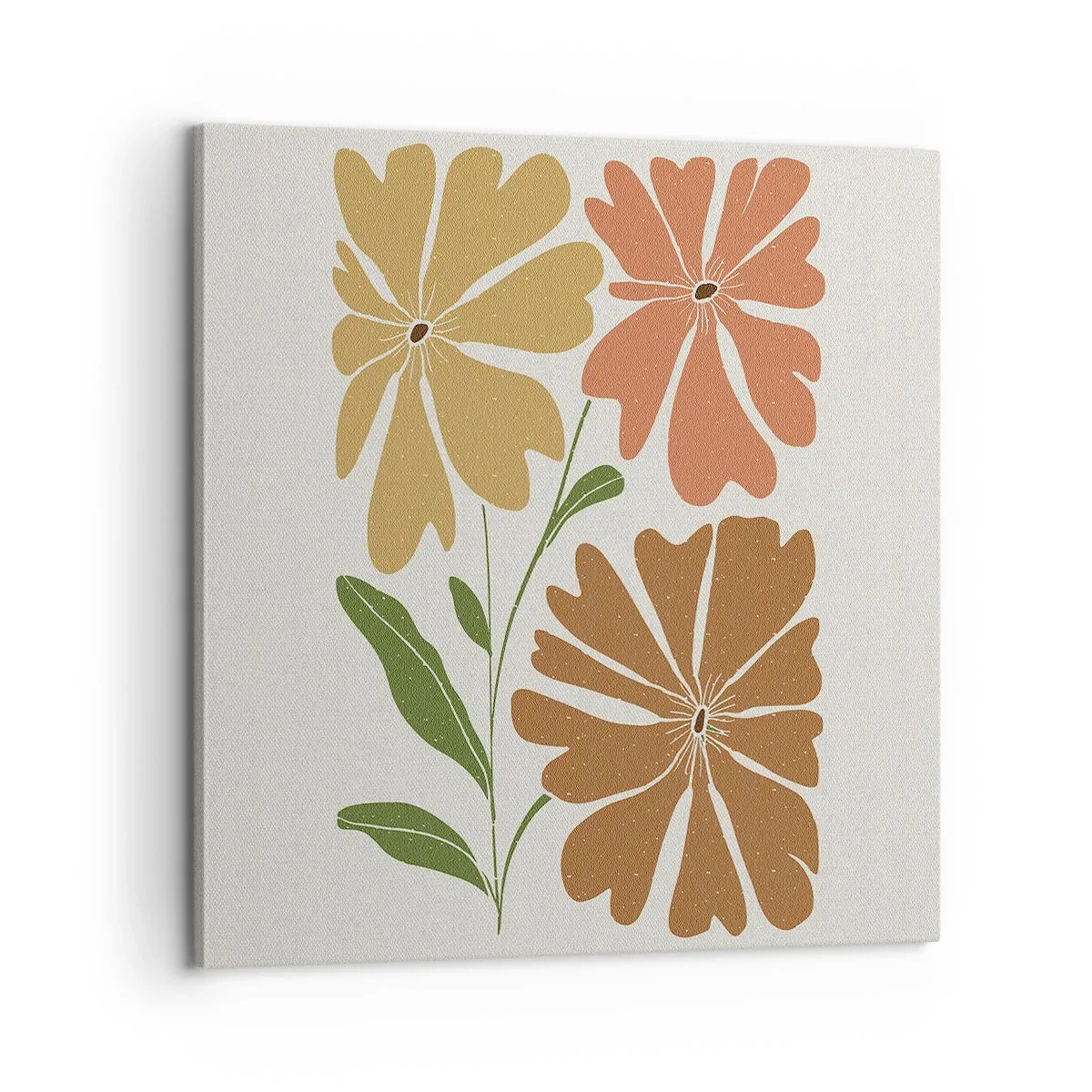 Vászonkép - Természet és geometria - 60x60 cm