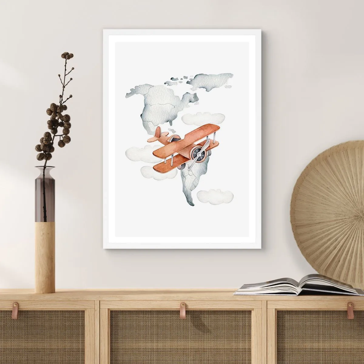 Poszter fekete keretben - Úttörő szellemben - 40x50 cm