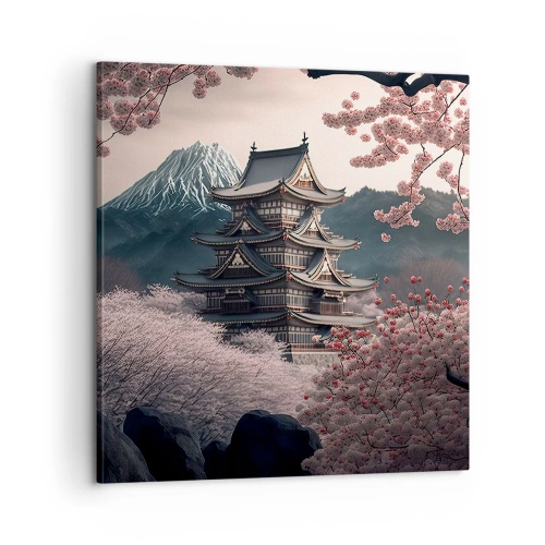 Vászonkép - A cseresznyevirágzás országa - 60x60 cm