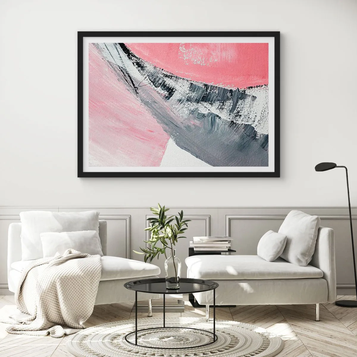 Poszter fehér keretben - Hozzáillő kompozíció - 91x61 cm