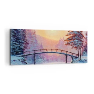Vászonkép - Négy évszak - tél - 100x40 cm