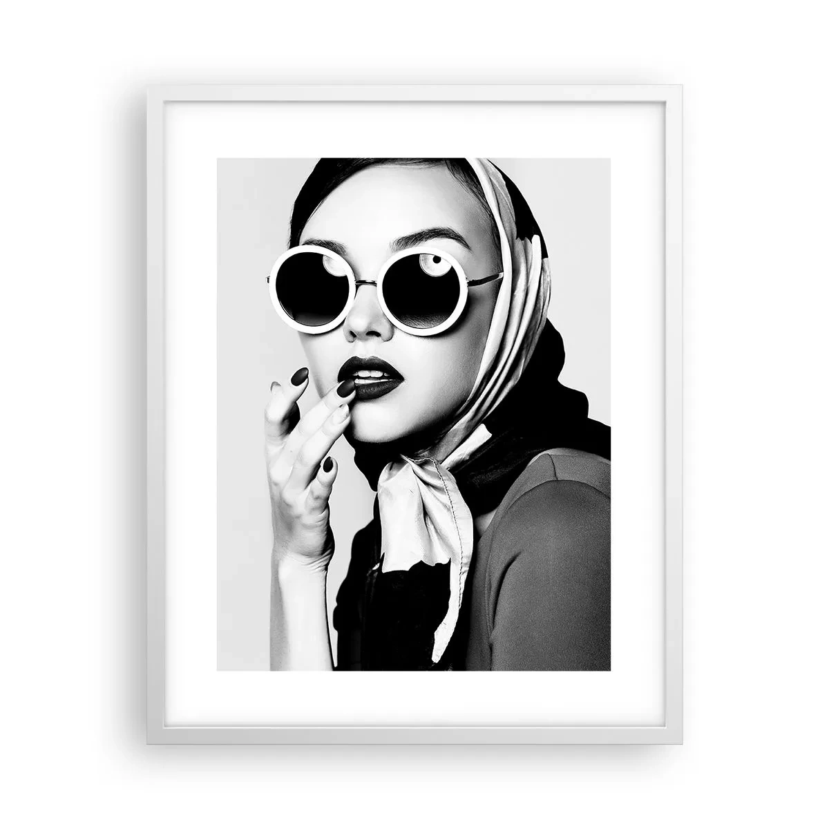 Poszter fekete keretben - Üdvözlet a 60-as évekből - 40x50 cm