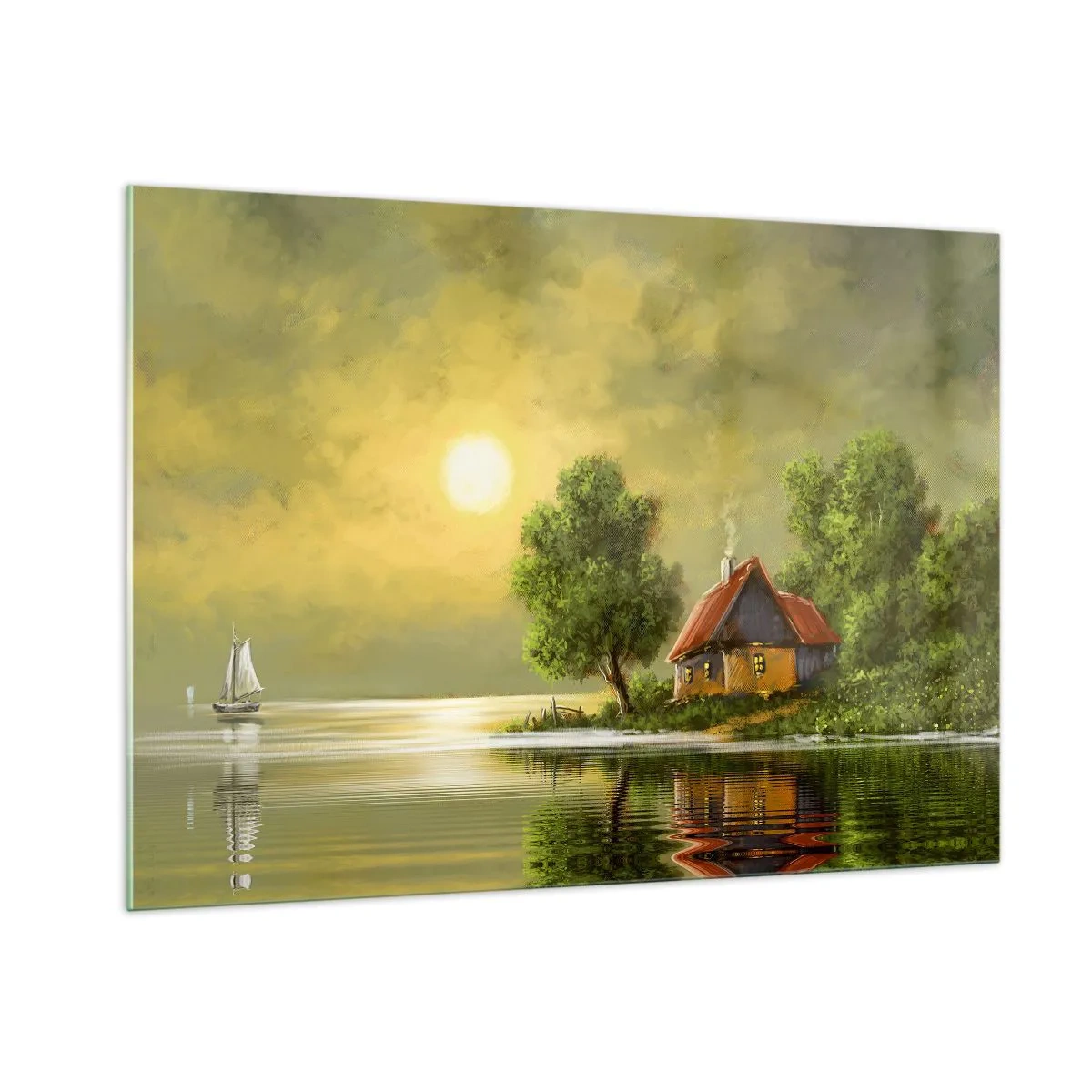 Üveg kép - Gyönyörű, mint egy képen - 100x70 cm