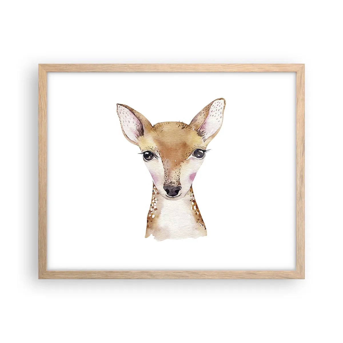 Poszter világos tölgy keretben - Az ártatlanság természete - 50x40 cm