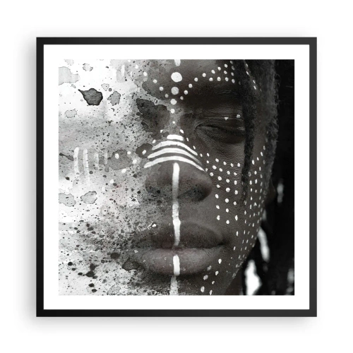 Poszter fehér keretben - Fedezd fel az eredeti szellemet - 60x60 cm