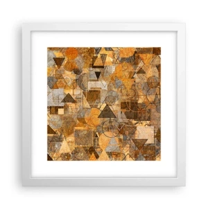 Poszter fekete keretben - Formában a világ - 30x30 cm