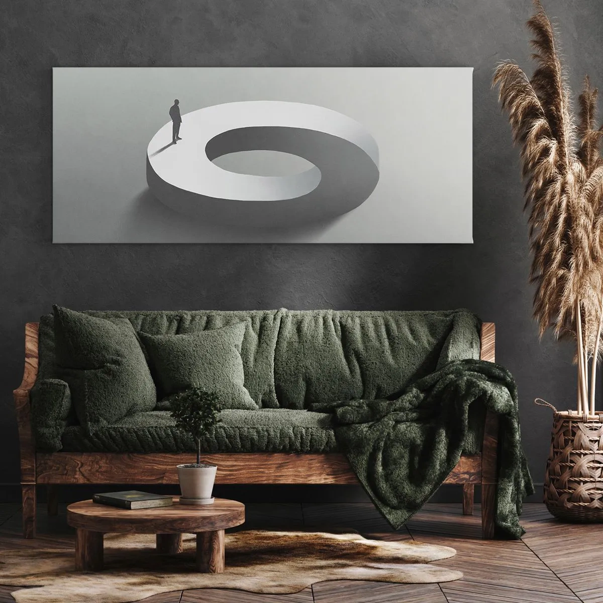 Vászonkép - És bölcsnek lenni - 100x40 cm