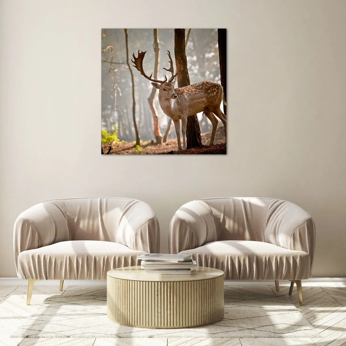 Üveg kép - A fiatalság fénye - 70x70 cm