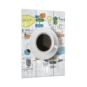 Üveg kép - Ideje szünetet tartani - 50x70 cm