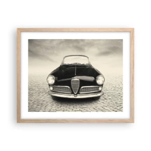 Poszter világos tölgy keretben - És hogy ne szeretnél engem? - 50x40 cm