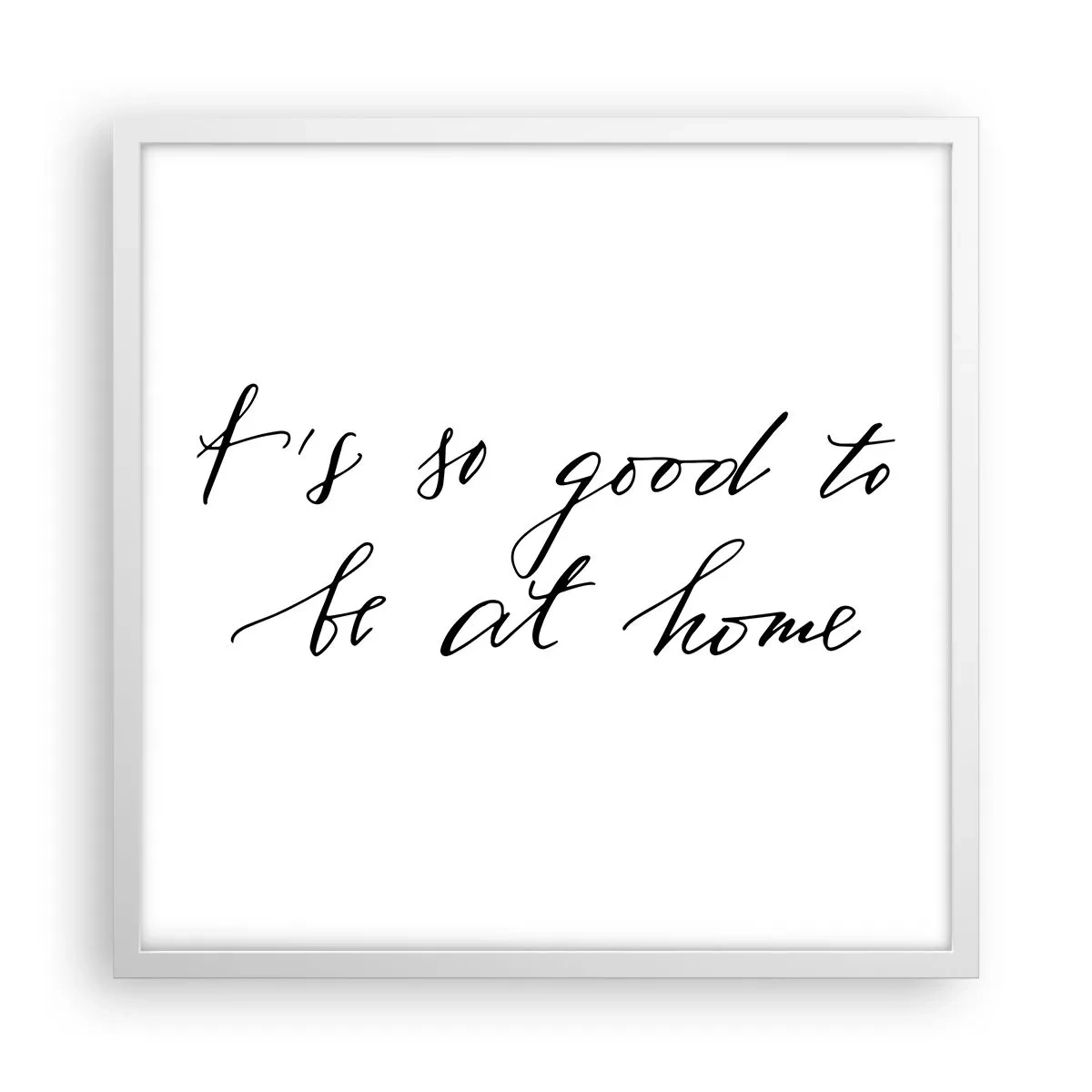 Poszter fekete keretben - Teljes igazság - 50x50 cm