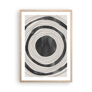 Poszter világos tölgy keretben - A legmélyén - 50x70 cm