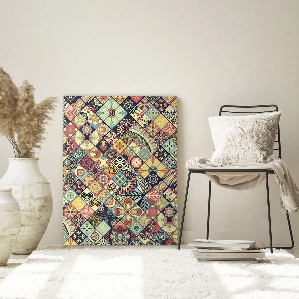 Üveg kép - Marokkói hangulat - 70x100 cm