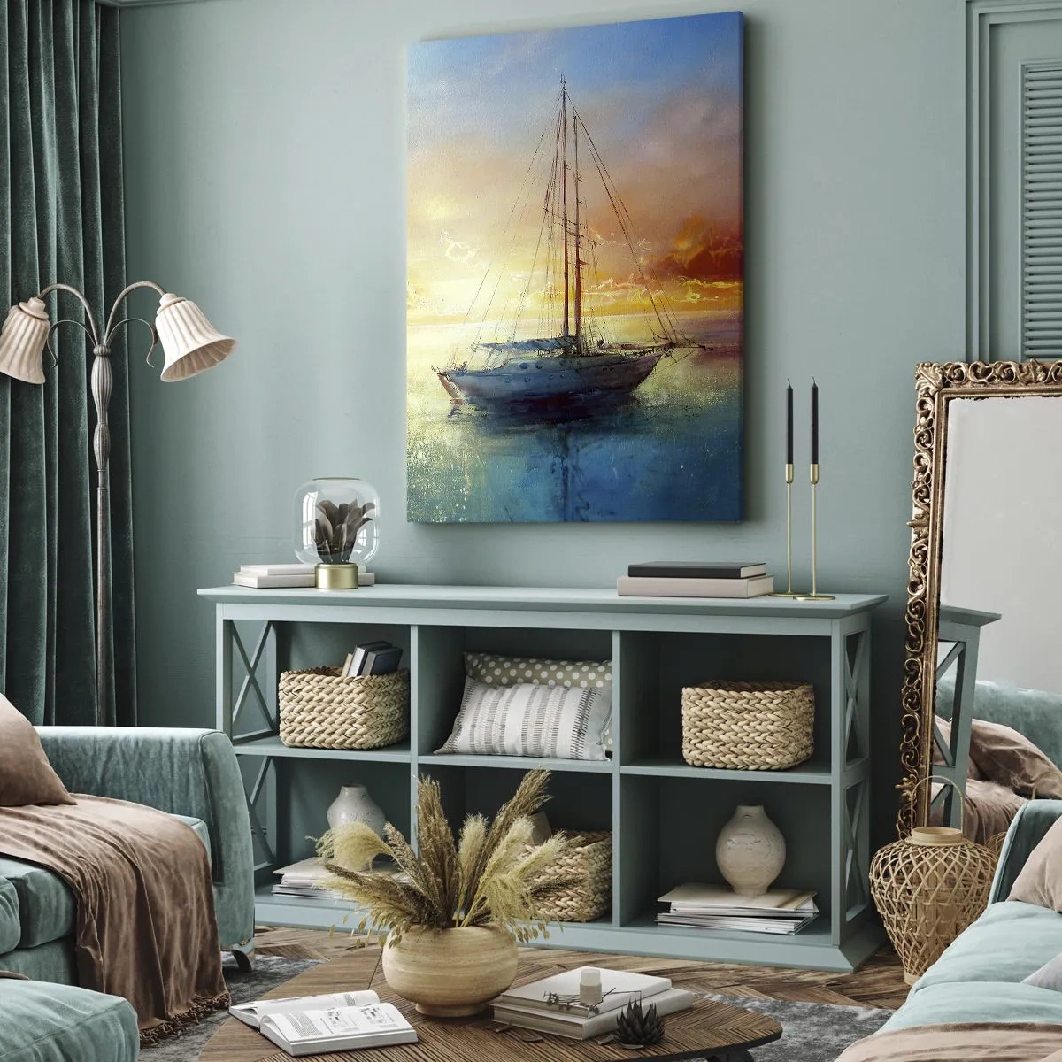 Vászonkép - Egy arany öbölben - 50x70 cm