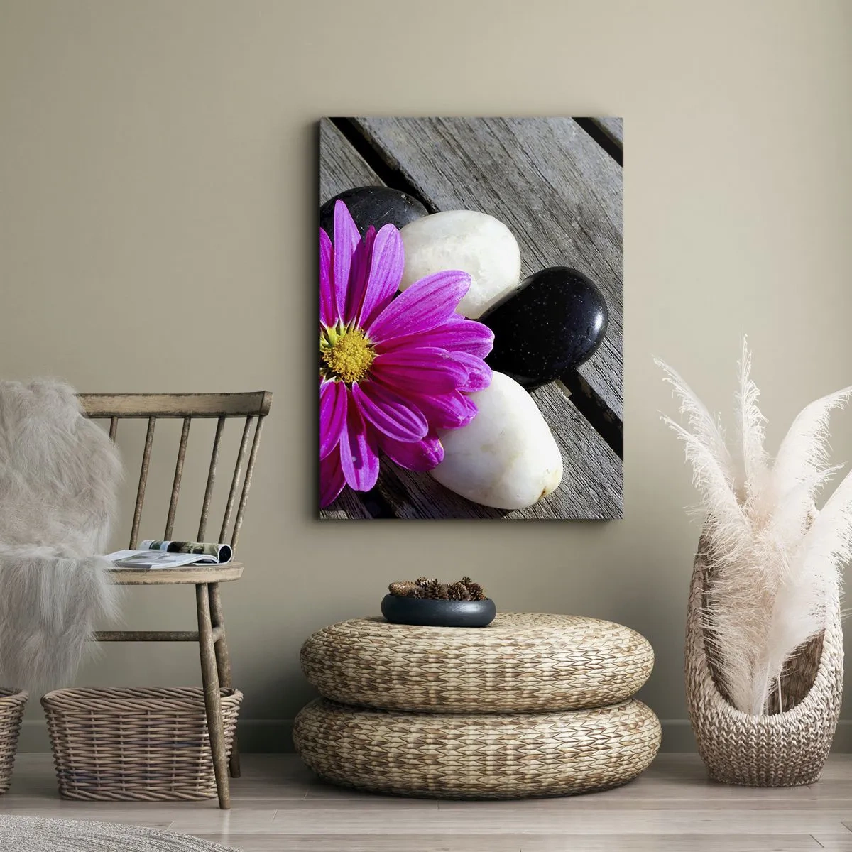 Vászonkép - Pihenés a mólón - 50x70 cm