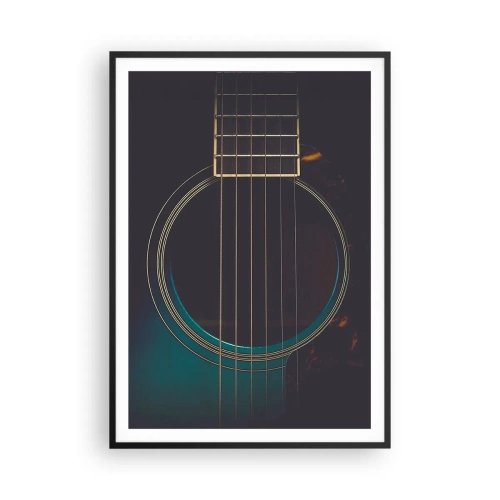 Poszter fehér keretben - Egy pillanat, mielőtt megszólal - 70x100 cm
