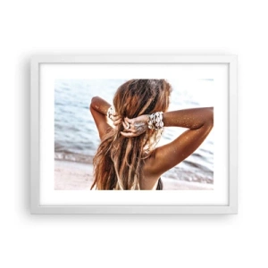 Poszter fekete keretben - A víz és a nap testvére - 40x30 cm