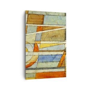 Vászonkép - Kubizmus az építkezésen - 80x120 cm