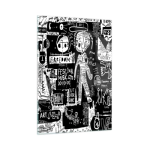 Üveg kép - A szellemi fiatalság törvényei és örömei - 50x70 cm