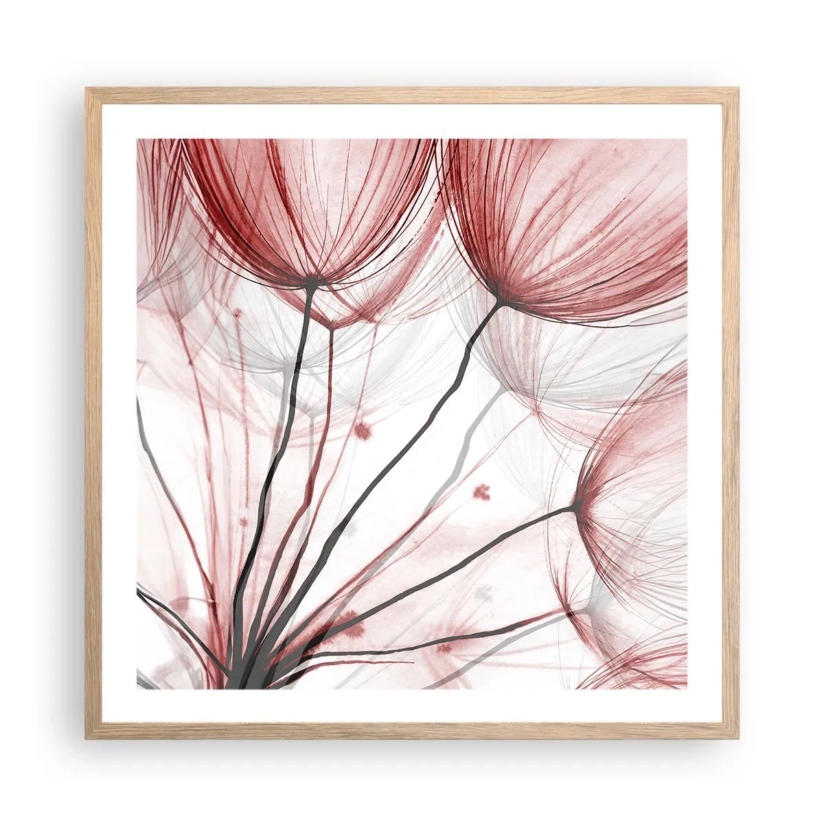 Poszter világos tölgy keretben - Felszállás előtt - 60x60 cm