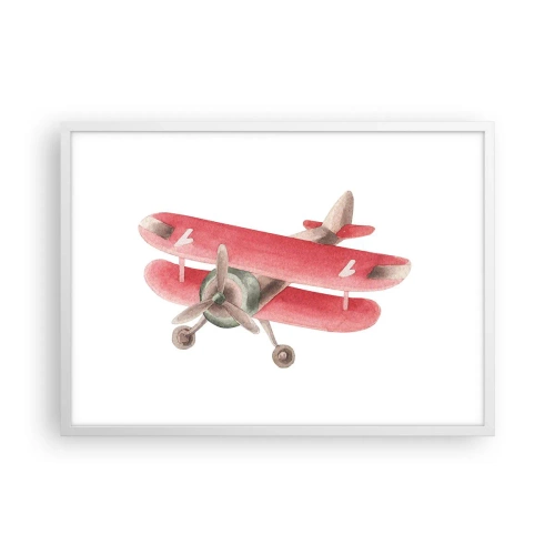 Poszter fekete keretben - Készen áll a magasba repülni - 70x50 cm