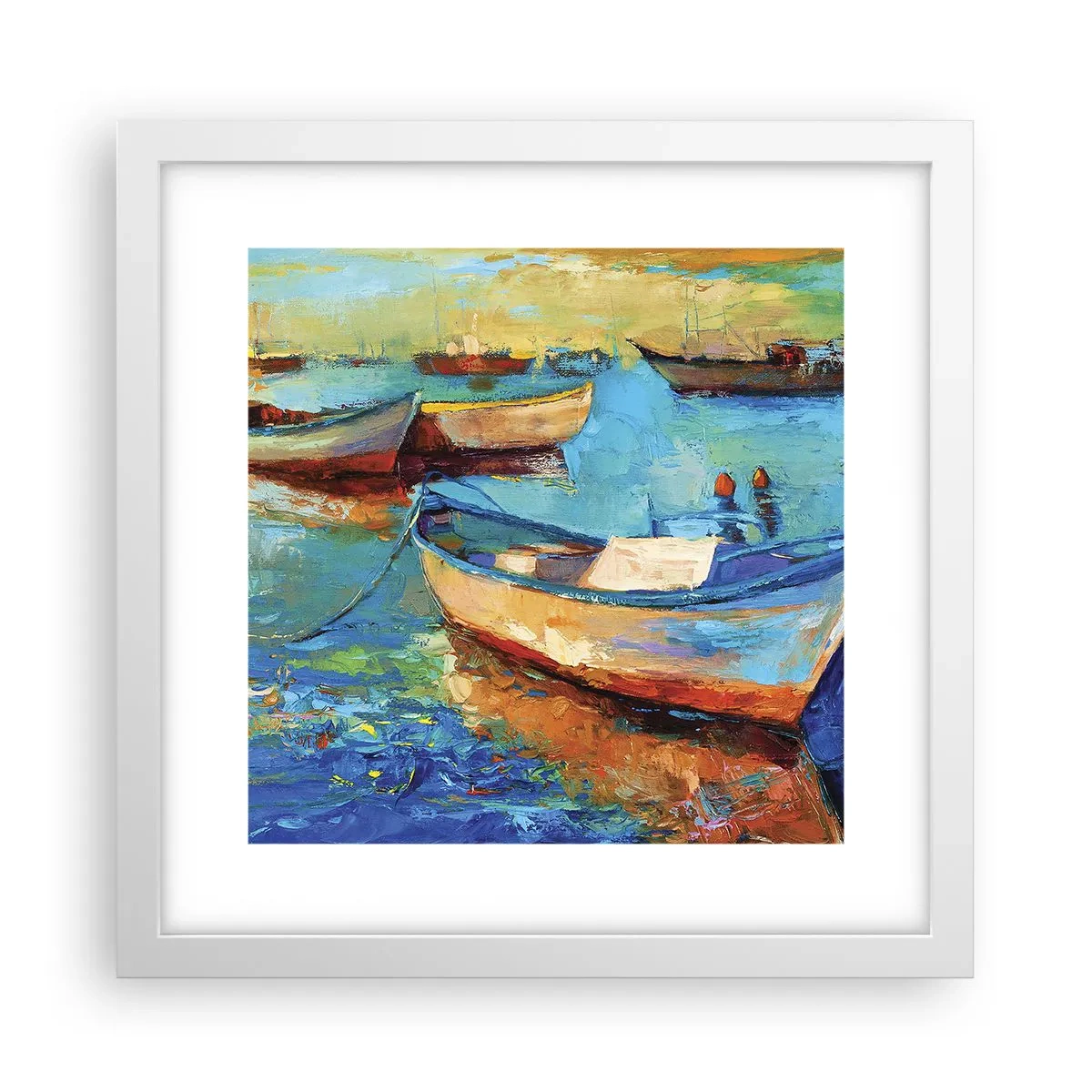 Poszter fekete keretben - A déli öbölben - 30x30 cm