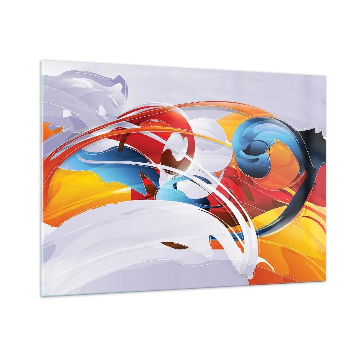 Üveg kép - Az elemek tánca - 100x70 cm