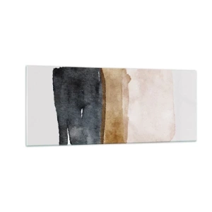 Üveg kép - A föld színeinek kompozíciója - 100x40 cm