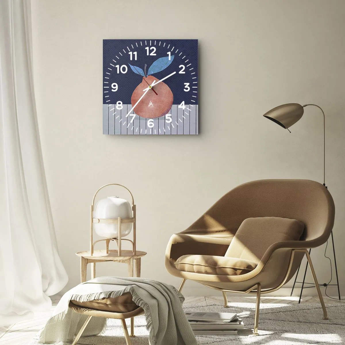 Falióra, Óra - Domborúság és sík - 40x40 cm