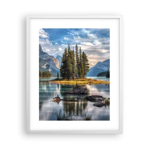 Poszter fekete keretben - A nagy és tiszta víz mellett... - 40x50 cm