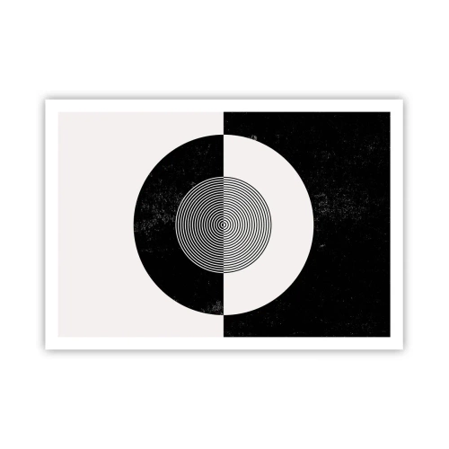 Poszter - Harmónia fekete-fehérben - 100x70 cm