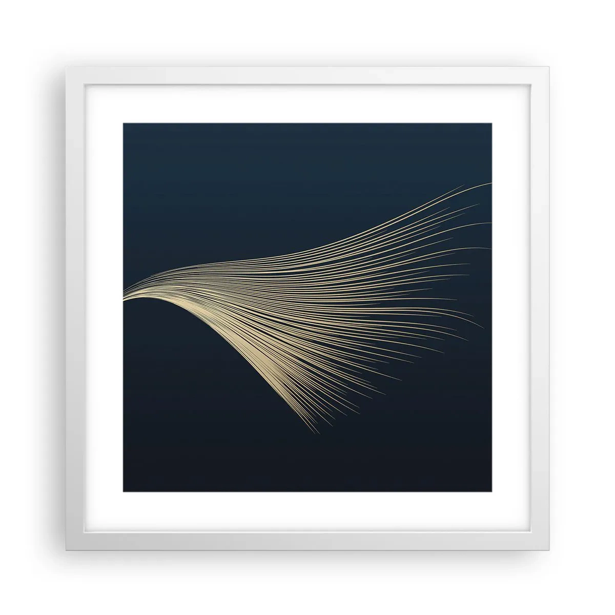 Poszter fekete keretben - Mint egy angyal haja - 40x40 cm
