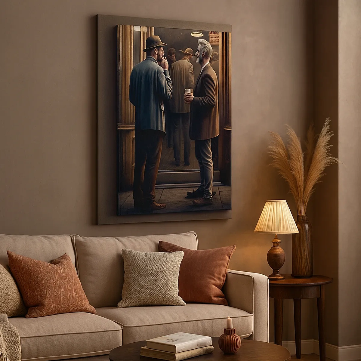 Vászonkép - A nap egy jó pillanata - 50x70 cm