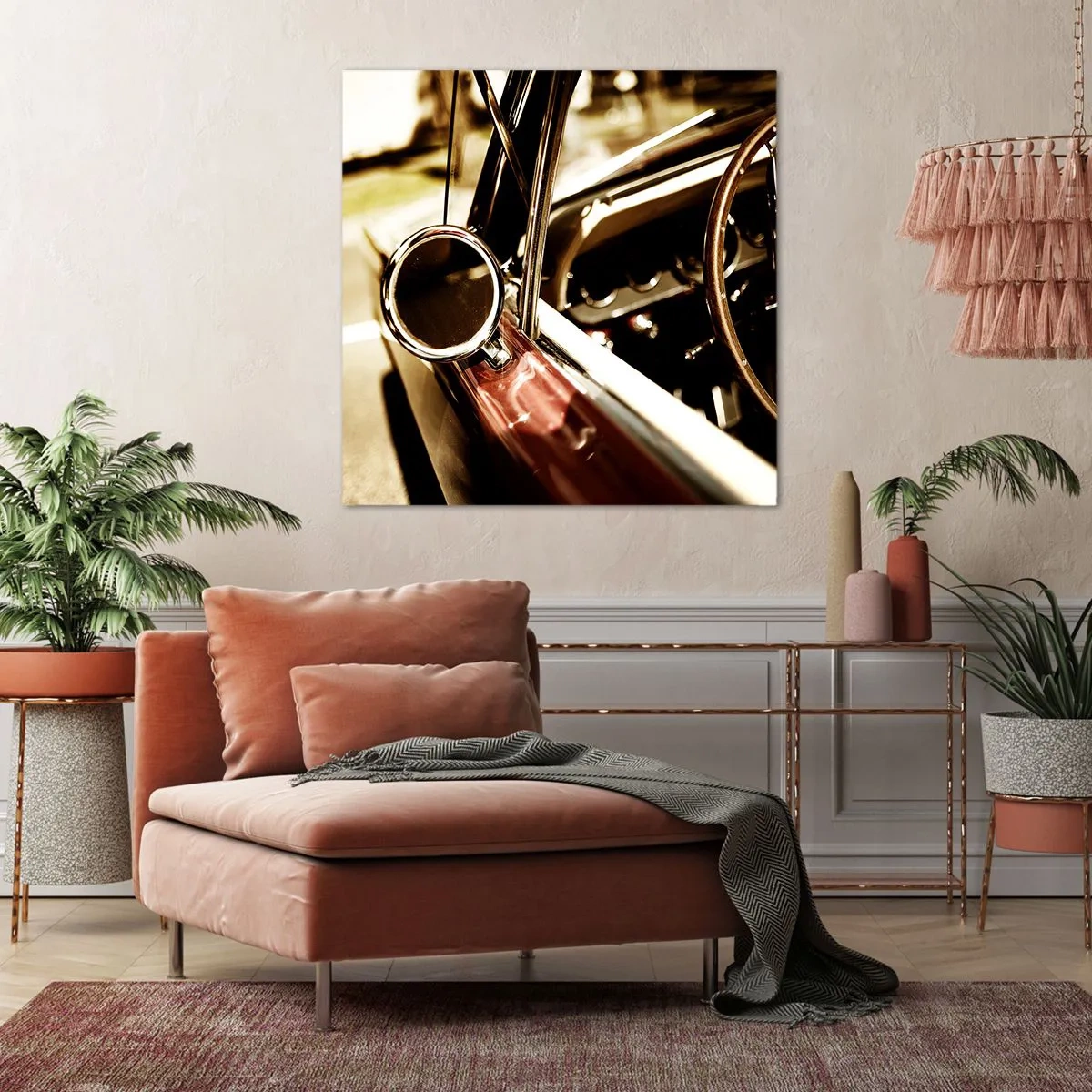 Vászonkép - Autó lélekkel - 70x70 cm