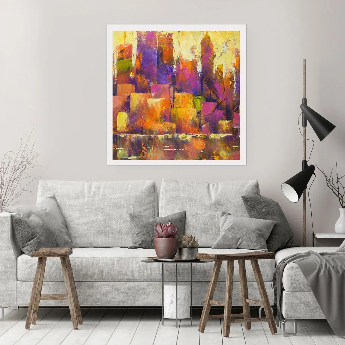 Poszter - Metropolitán kompozíció - 60x60 cm