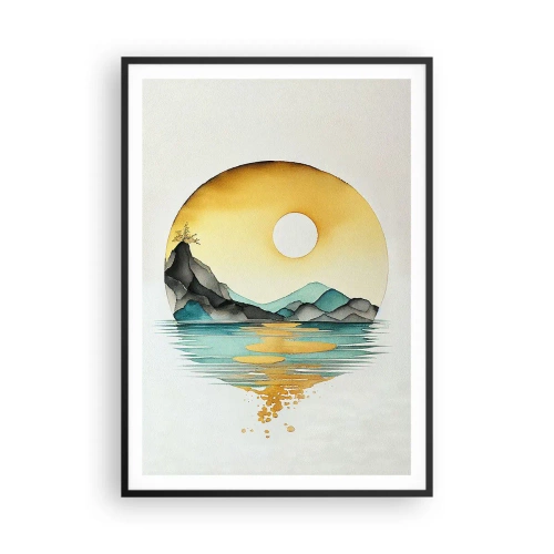 Poszter fehér keretben - A szépség körforgásában - 70x100 cm