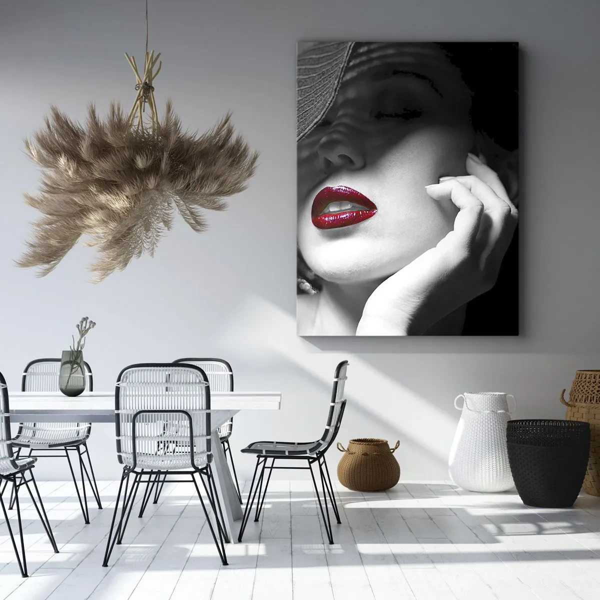 Vászonkép - Egy tanulmány Scarletben - 80x120 cm