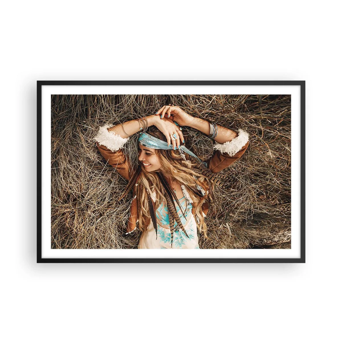 Poszter fehér keretben - Útban a szerelem nyara felé - 91x61 cm