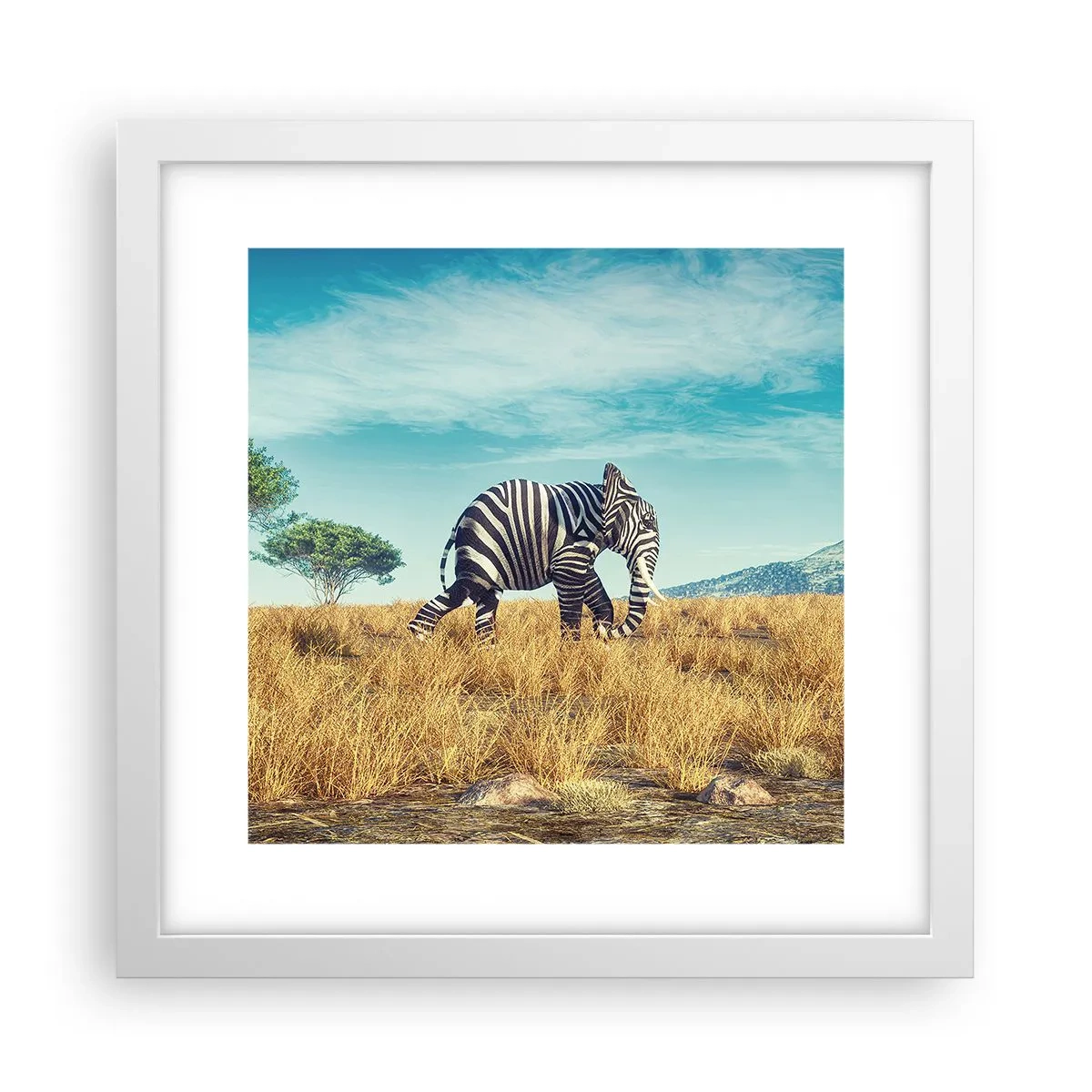 Poszter fekete keretben - A szürke már nem menő - 30x30 cm