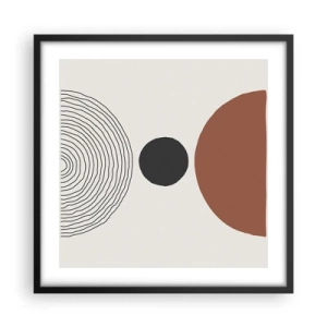 Poszter fehér keretben - A figyelem középpontjában - 50x50 cm