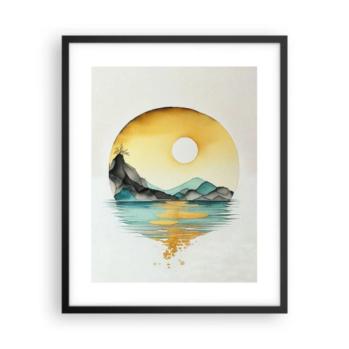 Poszter fehér keretben - A szépség körforgásában - 40x50 cm