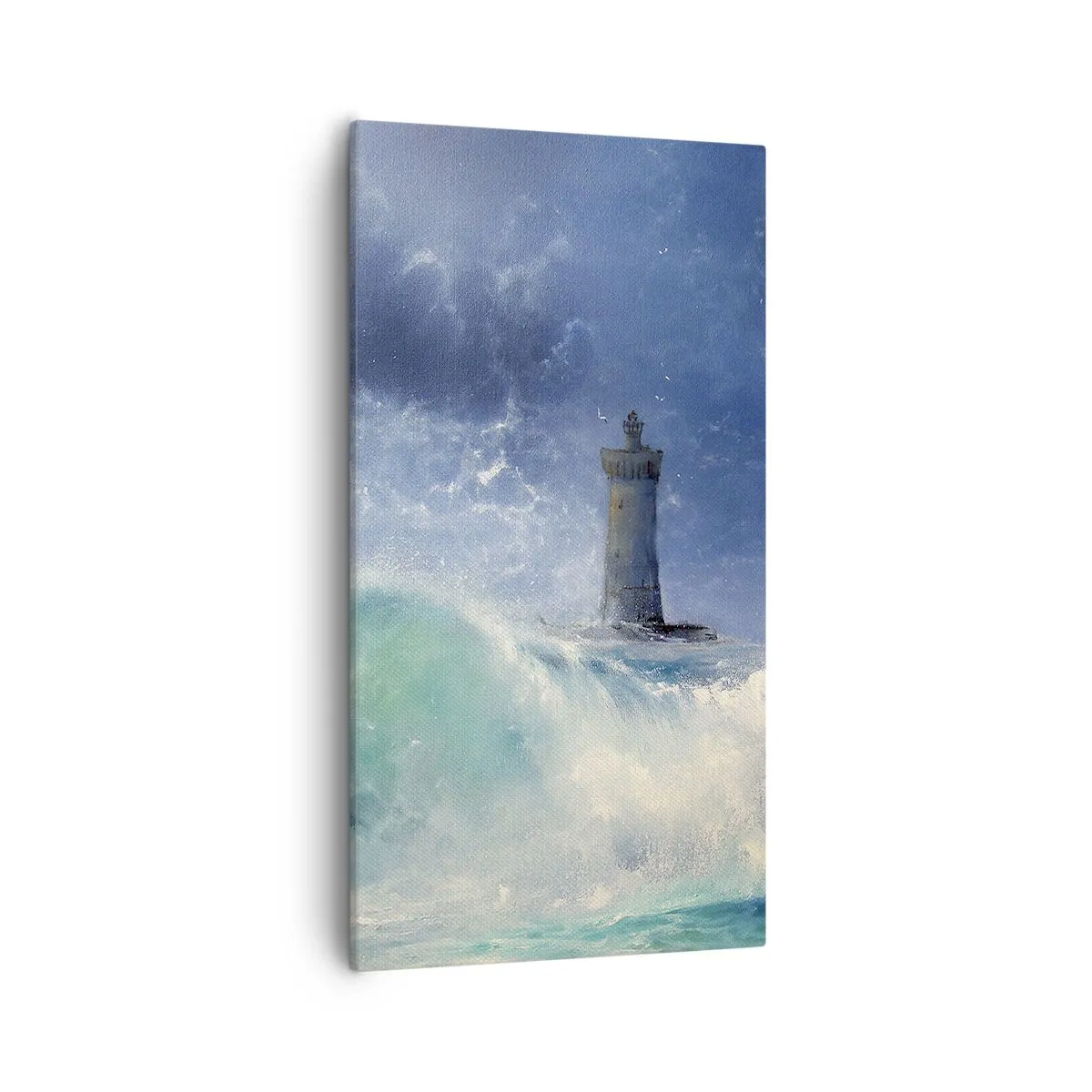 Vászonkép - Óvakodva az elemektől - 55x100 cm