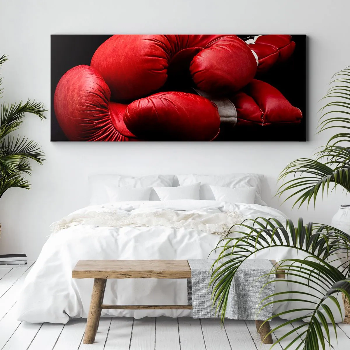 Vászonkép - A küzdelem érzelmei mögöttünk vannak - 100x40 cm