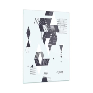 Üveg kép - Lélekben a matematika - 50x70 cm