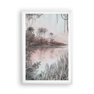 Poszter fekete keretben - Egy 19. századi felfedező naplója - 61x91 cm