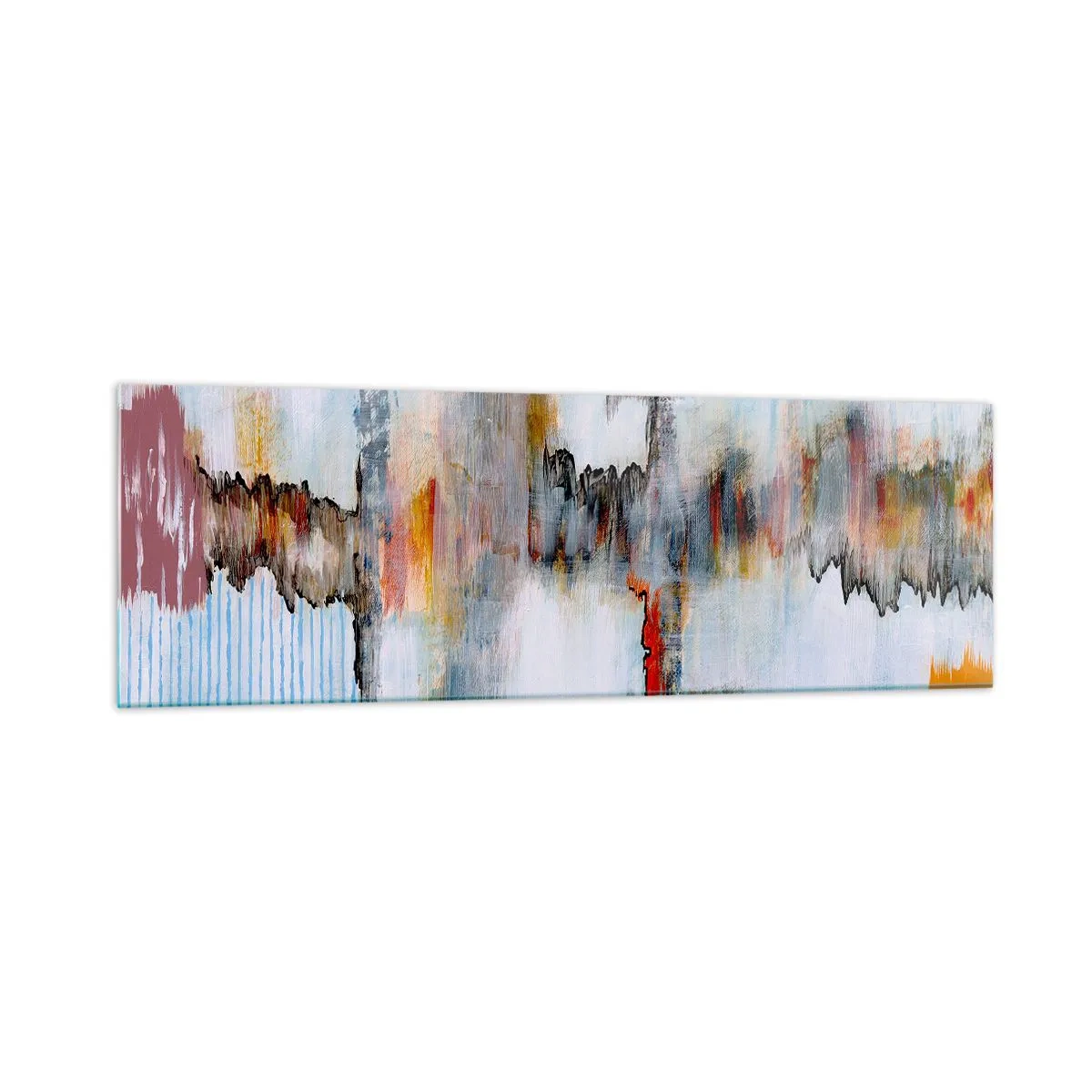 Üveg kép - Egy bottal a vízen - 160x50 cm